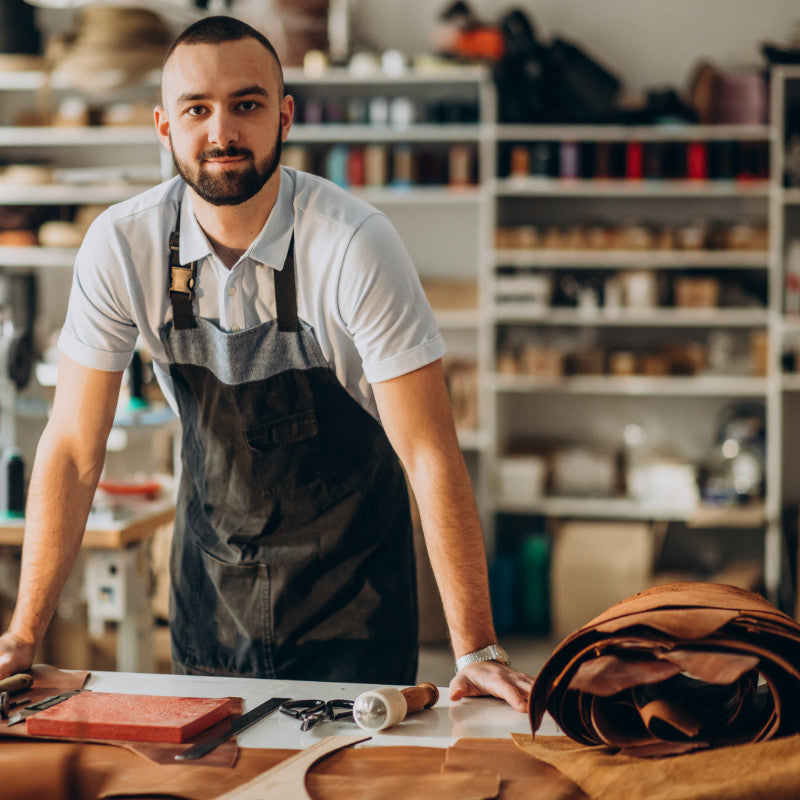 Wanderings genuine raw leather for leatherworking