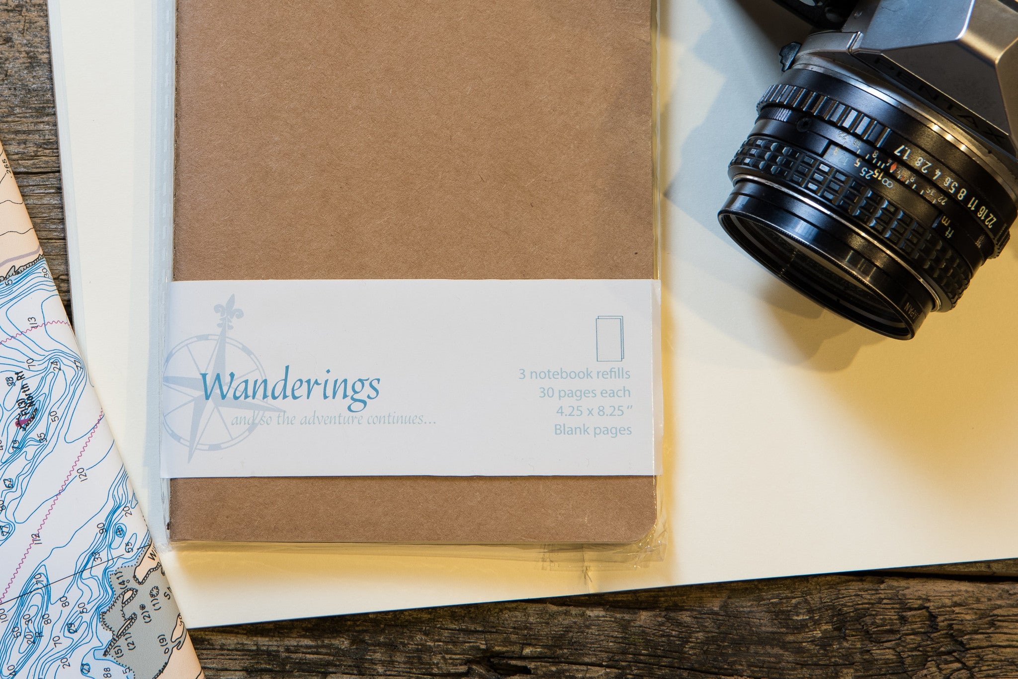 Wanderings Regualr Size Notebook Refills - Wanderings