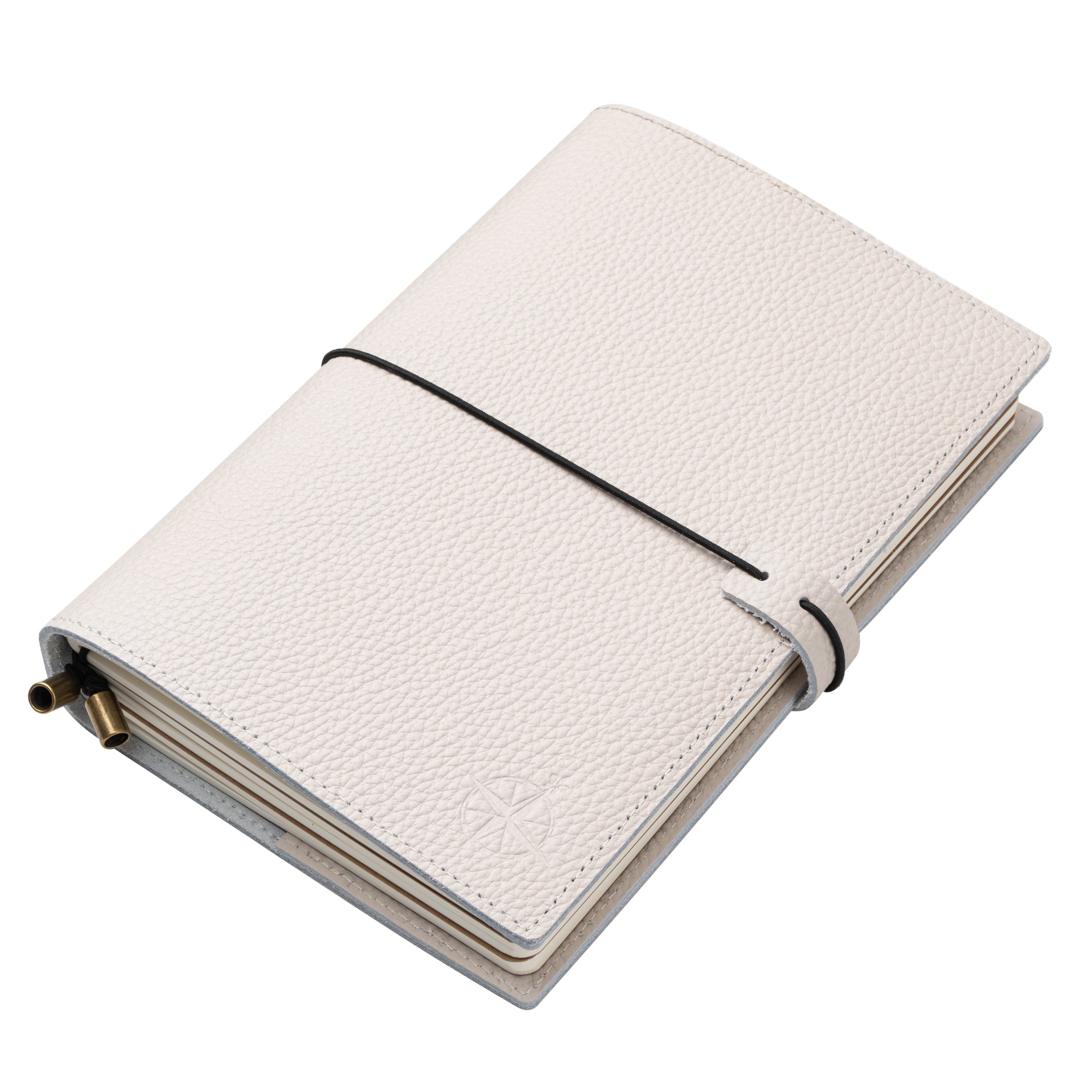 A5 Refillable Leather Travelers Notebook with Pockets – Oat, 6