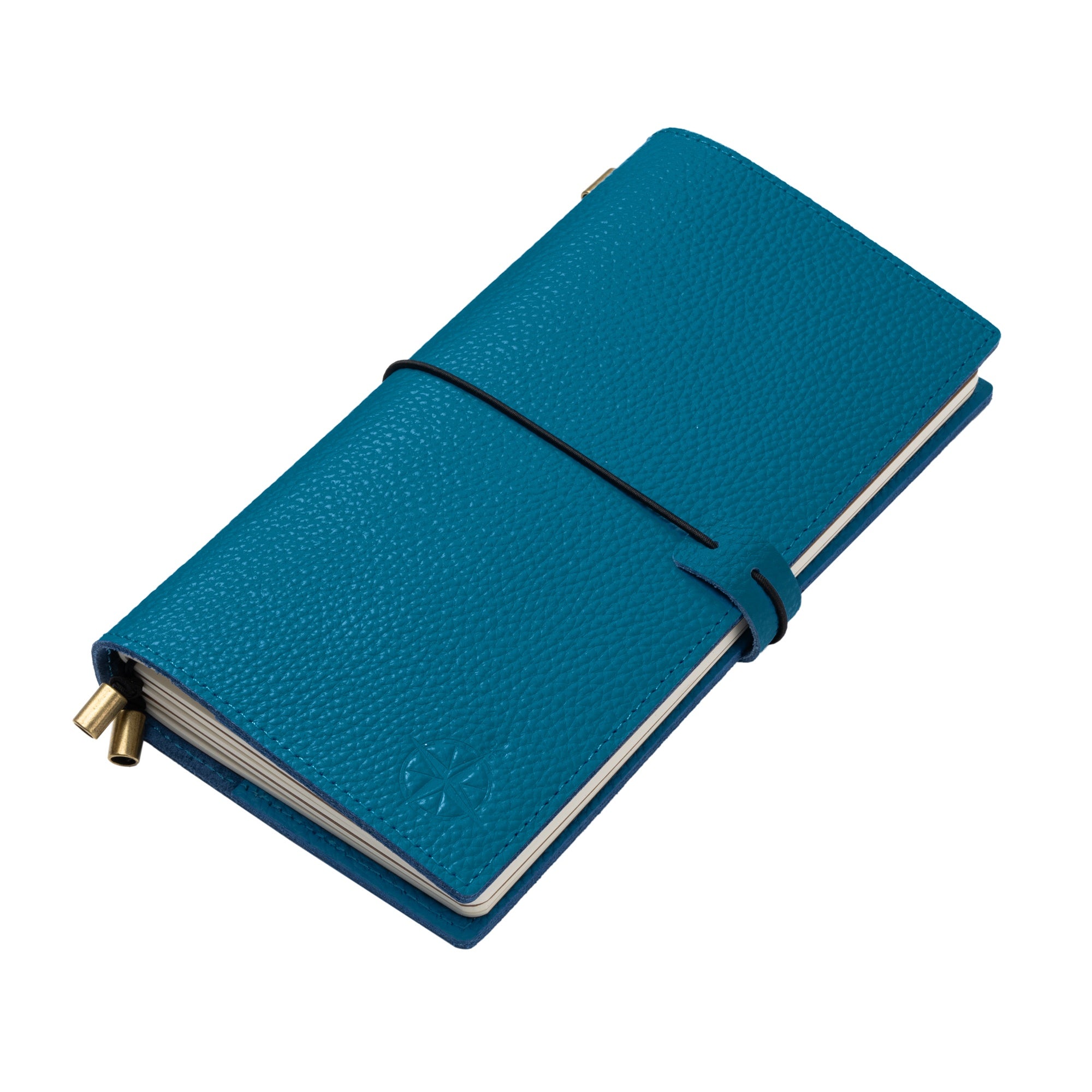 Standard Size Refillable Textured Leather Travelers Notebook – 4