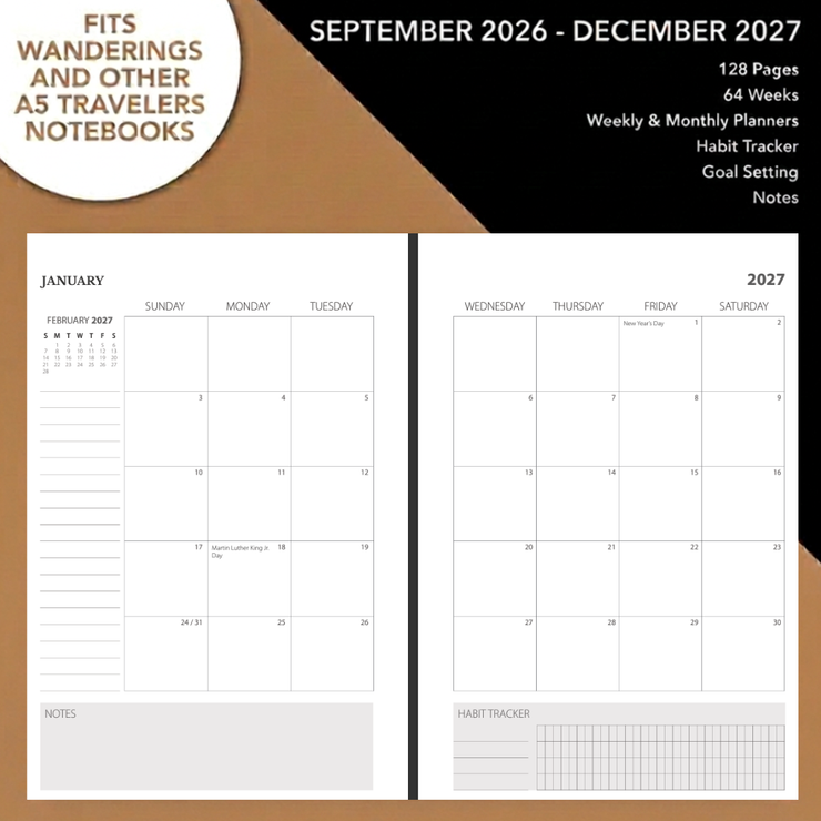 Travelers Notebook Inserts - Journal Inserts | Wanderings